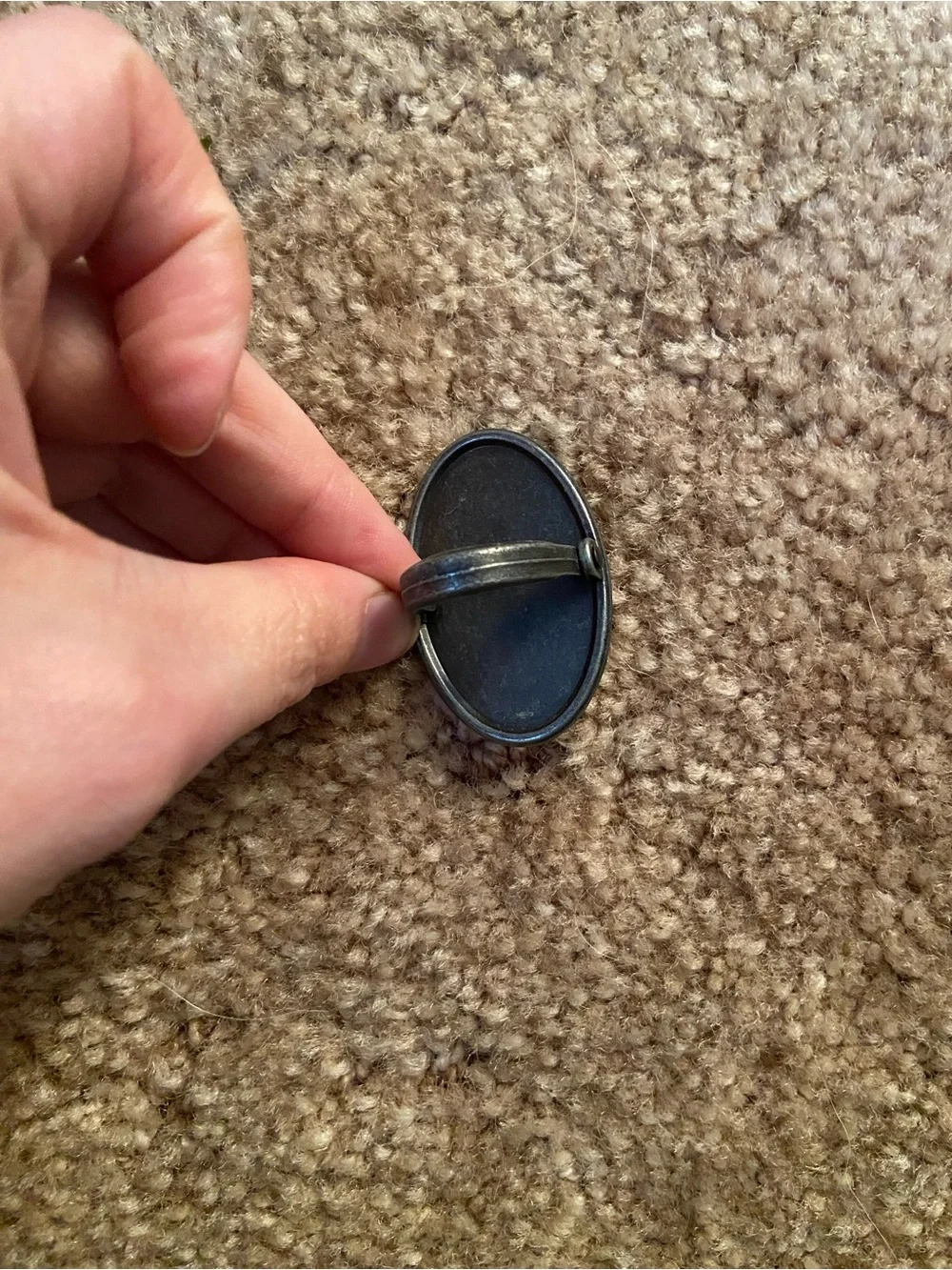 Bulk Black Oval Handles - Set of 18